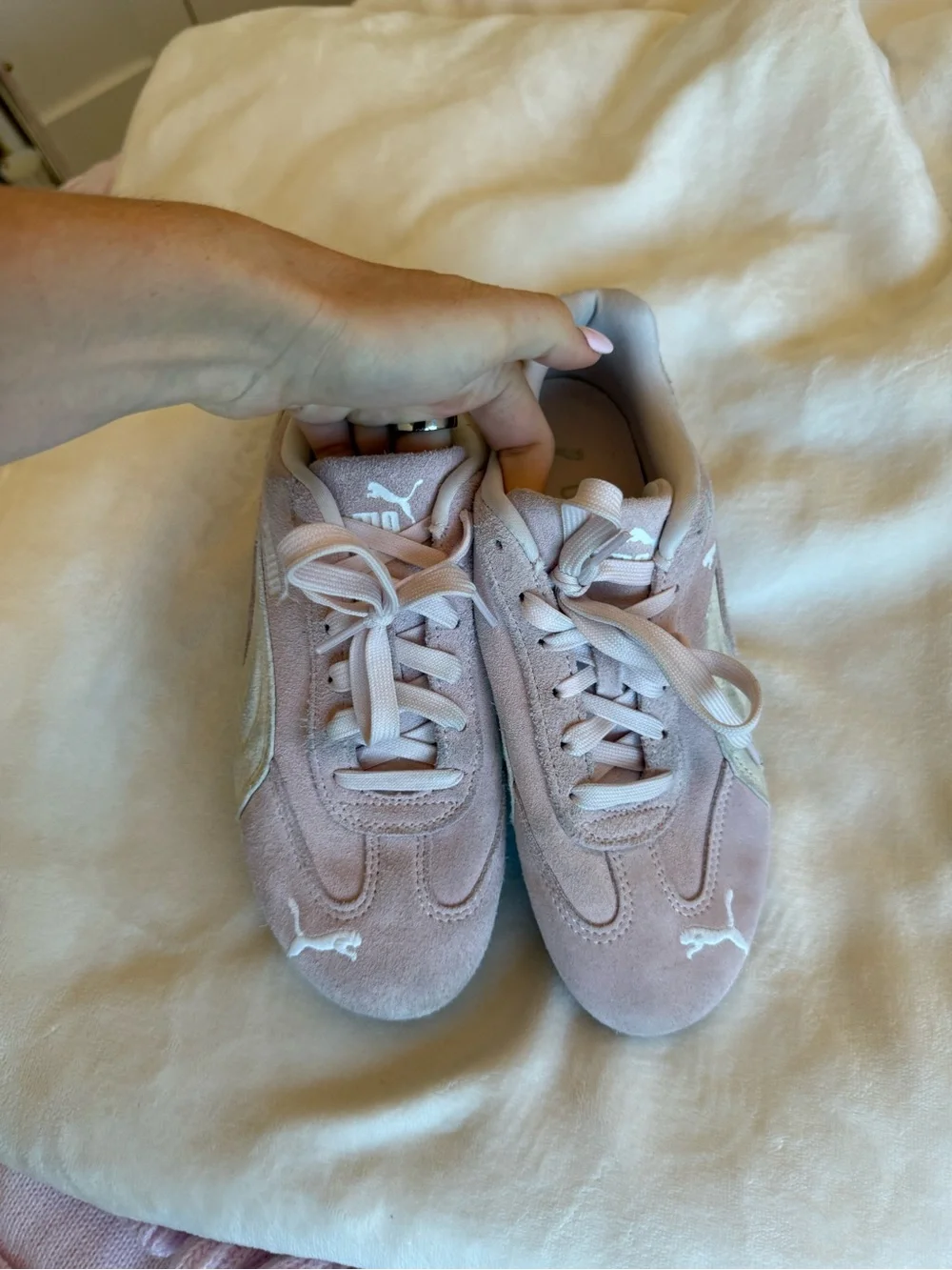 Light Pink Puma Sneakers